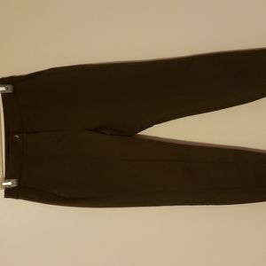 Womens Express olive ankle dress pants